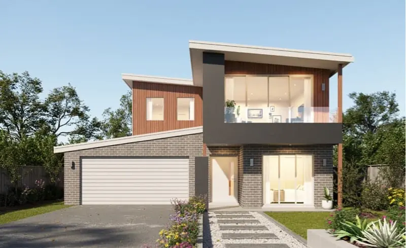 Aveley 256 Skillion floor plan design